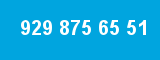 929 875 65 51